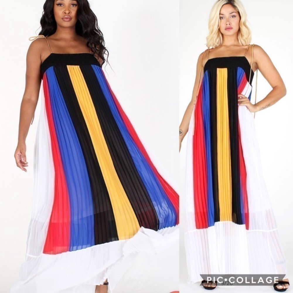 Beautiful! Maxi Multi-Color Dress - Picture 2 of 5